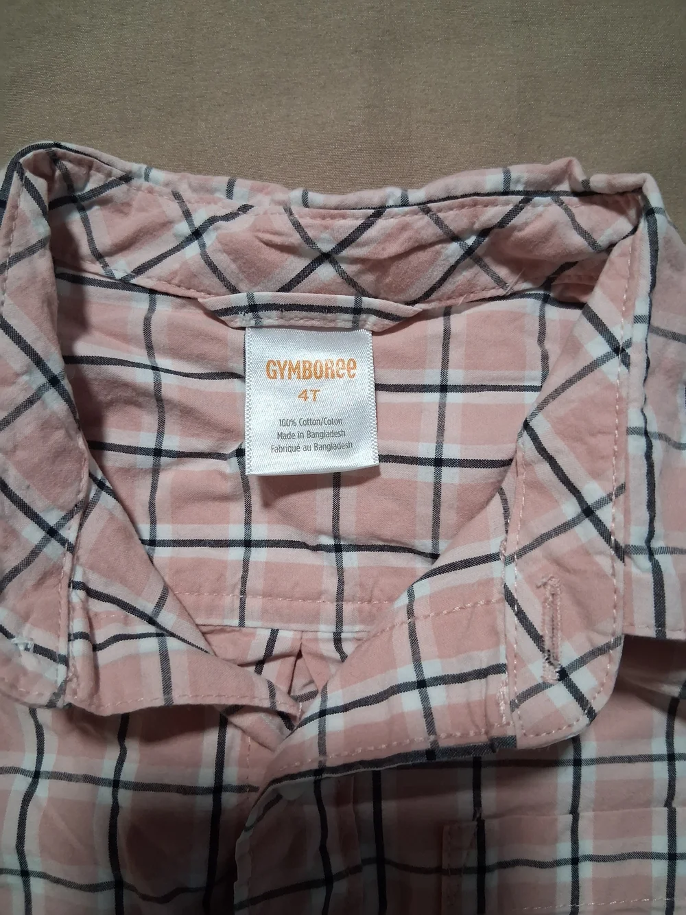 Gymboree Light Gray Argyle Cable Knit V-Neck Sweater Vest Pink Plaid Shirt 4T